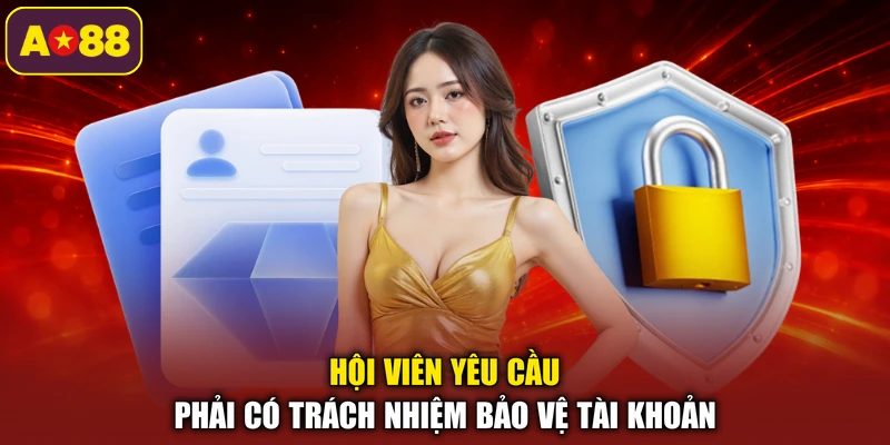 Hội viên yêu cầu phải có trách nhiệm bảo vệ tài khoản