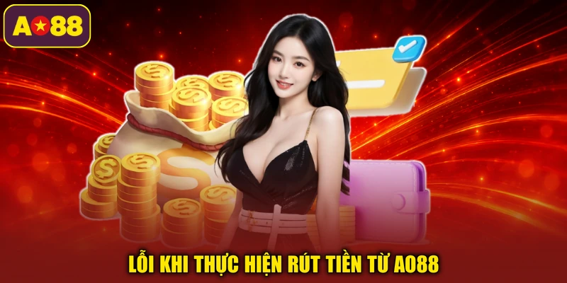 Lỗi khi thực hiện rút tiền từ AO88