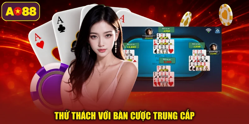 Thử thách với bàn cược trung cấp